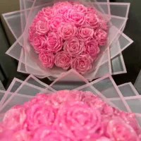 دسته گل های رز روبانی، گل های ماندگار|گل مصنوعی|پردیس, فاز ۱|دیوار