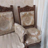 مبل ۹ نفر چوب عالی راش نیاز ب تعمیرفقط|فعالیت داوطلبانه|تهران, دولاب|دیوار