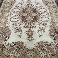 جفت فرش۹متری و یک تخته۶متری ماشینی یکجورکرم درحدنو
