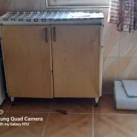 کابینت فلزی طرح چوب سرویس کامل|جاکفشی، کمد، دراور|الوند, |دیوار