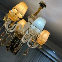 لوستر کریستالی ۶ شاخه