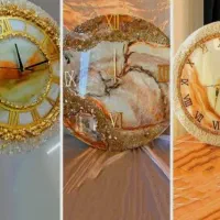 قبول سفارشات انواع ساعت رزین با تخفیفات روز مادر|ساعت دیواری و تزئینی|کرمان, |دیوار