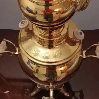 سماور‌ برنجی زغالی