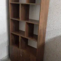 کتابخانه|کتابخانه، شلف، قفسه‌های دیواری|تهران, شهرک ولیعصر جنوبی|دیوار