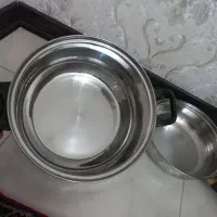 سرویس ۱۱ پارچه استیل اصل آلمان|ظروف پختوپز|تبریز, |دیوار