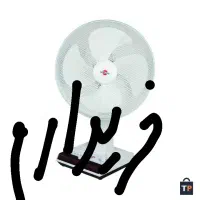 پنکه خراب و سوخته