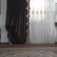 دو عدد پرده با تمام لوازم