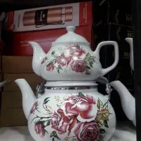 کتری قوری لعابی در طرح های متنوع|قوری، کتری، قهوه‌ساز دستی|میانه, |دیوار