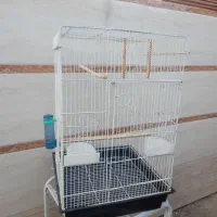 قفس بزرگ پرنده همراه پایه|لوازم جانبی حیوانات|فومن, |دیوار