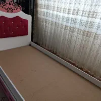 تخت خواب تک نفره همراه با تشک|تخت و سرویس خواب|تهران, آهنگ|دیوار