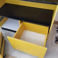 کتابخانه تمام (ام دی آف کارگاهی ) محکم و سنگین.|کتابخانه، شلف، قفسه‌های دیواری|کرمانشاه, |دیوار