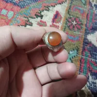 انگشتر عقیق یمن اصل با عیاربالا سنگین وزن