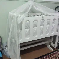 گهواره و تخت کنار مادر|تخت و صندلی بچه|محمدیه-قزوین, |دیوار