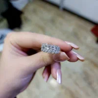 انگشتر فری سایز برگ نقره|بدلیجات|کرمانشاه, |دیوار