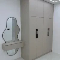 *اجرای کمد دیواری ساده و ریلی تحویل فوری*