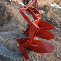 گاو آهن سه خیش تسمه ای آلمان و تک خیش|ماشین‌آلات صنعتی|بوئین زهرا, |دیوار