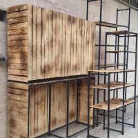 قفسه با پروفایل چوب روس