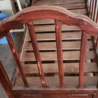 تخت و میز تلفن چوبی|تخت و صندلی بچه|گرگان, |دیوار