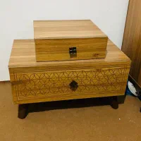 تخت و پاتختی ومیزارایش وصندلی|تخت و سرویس خواب|کلاله, |دیوار