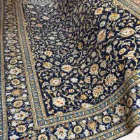 فرش ۹ متری سرمه ای دستباف