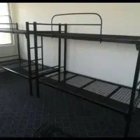 تخت خواب فلزی دوطبقه خوابگاهی یک نفره ۱نفره۲نفره|تخت و سرویس خواب|شیراز, شهرک فرزانگان|دیوار