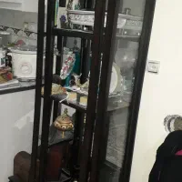 بوفه ویترینی کامل چوب|بوفه، ویترین، کنسول|شیراز, شهرک گلستان|دیوار