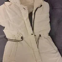 پافر نو و سالم بدون آستین دخترانه سفید