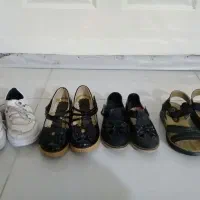 ۴ جفت کفش دخترانه همش باهم ۲۰۰
