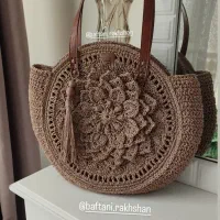 کیف رافیا دست بافت