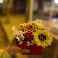 فروش باکس گل شمع