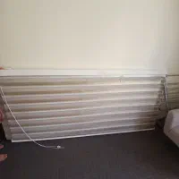 2عدد پرده کرکرای جنس پارچه ای طرح دو رنگ نو اک|پرده، رانر، رومیزی|هشتگرد, فاز ۷ مهستان|دیوار
