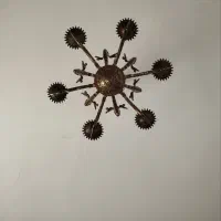 لوستر برنجی|لوستر و چراغ آویز|گرگان, |دیوار