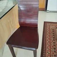 صندلی چوبی کتابخانه ای