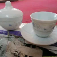 پارچ ولیوان سفالی|ظروف سرو و پذیرایی|قزوین, |دیوار