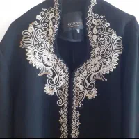 مانتو کرپ اصلی سایزز۴۶ ۴۸ وپارچه کرپ جگری|لباس|ایلام, |دیوار