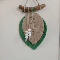 دیوار کوب مکرومه