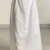 شومیز و دامن خامه دوزی سفید