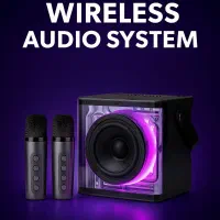 اسپیکر بلوتوثی قابل حمل کلومن مدل KS-150 KARAOKE