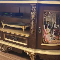 ست اینه کنسول ومیز تی وی چوبی تخت خواب اینه کنسول|بوفه، ویترین، کنسول|تبریز, |دیوار