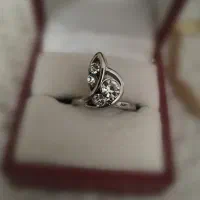 انگشتر زنانه استیل آلمان
