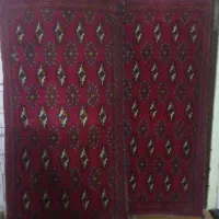 پشتی دستباف ترکمنی و تابلو