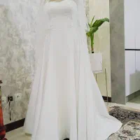 لباس عروس بالاتنه گیپور سنگ دوری شده سایز ۴۴|لباس|اسلام‌شهر, مطهری|دیوار