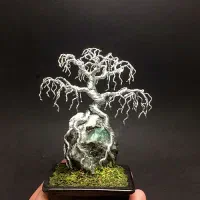 خلق زیبایی ، با درختچه سیمی|گل مصنوعی|همدان, |دیوار