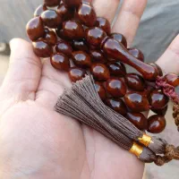 تسبیح کشکول سوپر کوک ۳۳ دانه کهنه تمام تراش دست