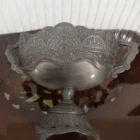 میوه خوری پیوتر و کریستال پایه برنجی