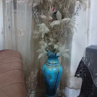 گلدان فیروزه ایی|صنایع دستی و سایر لوازم تزئینی|رشت, پل تالشان|دیوار