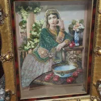 تابلو مینیاتوری کار دست|تابلو، نقاشی، عکس|قم, انصار‌الحسین|دیوار