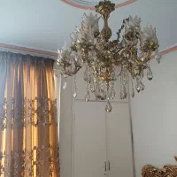 لوستر برنجی سنگین  ۲ جفت
