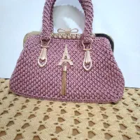 کیف زنانه مکرومه متوسط