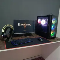 کیس گیمینگ به همراه ستاپ کامل گیمینگ rgb